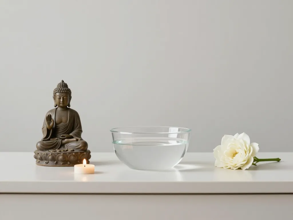 autel bouddhiste maison éléments essentiels
