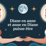 Illustration symbolique de Diane en Anne et Anne en Diane puisse être