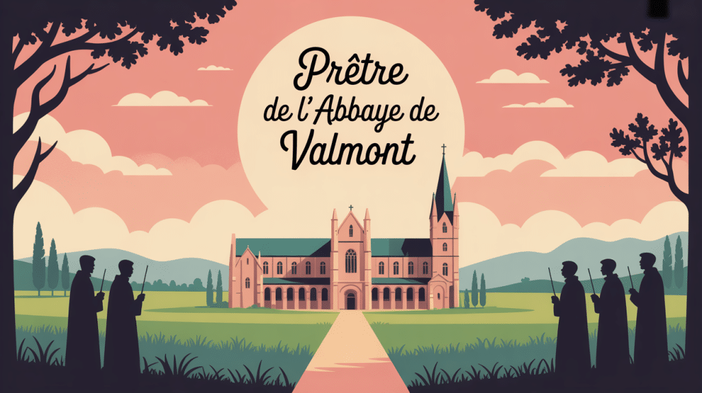 illustration difference pretre abbaye de valmont