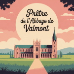 illustration difference pretre abbaye de valmont