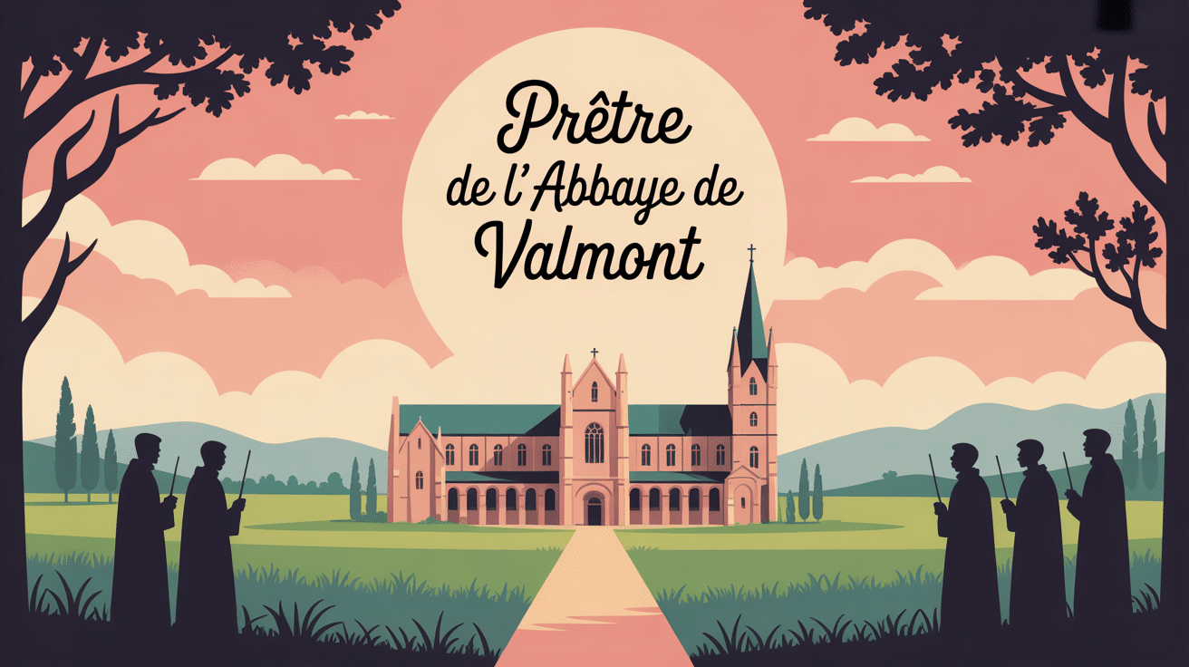 illustration difference pretre abbaye de valmont