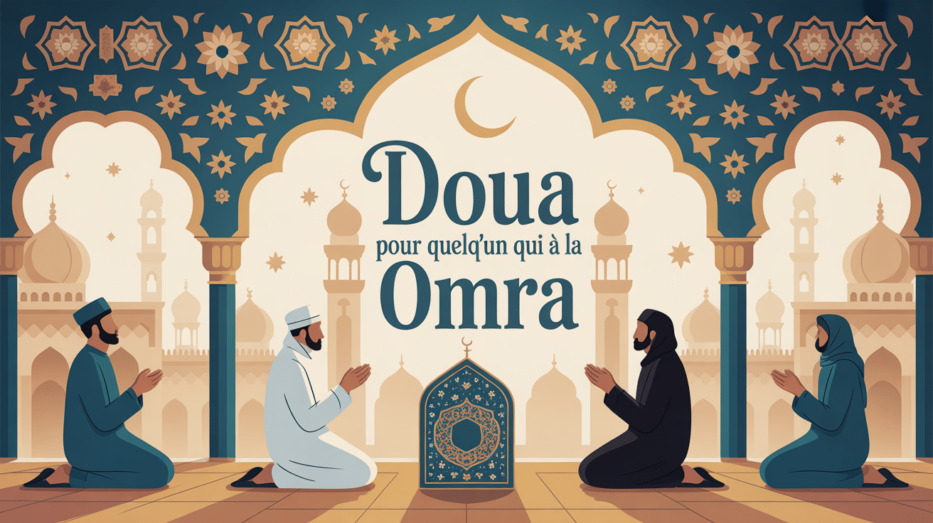 doua pour quelqu' un qui va à la omra illustration principale spirituelle
