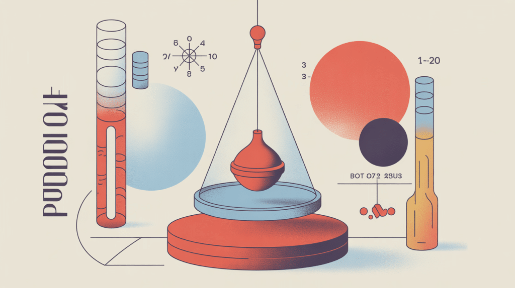 faire le pendule sur une photo illustration scientifique