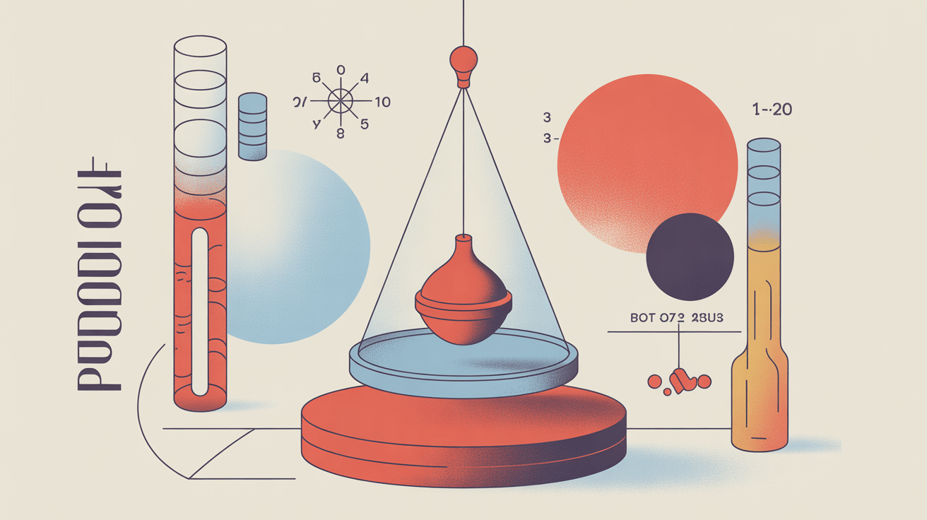 faire le pendule sur une photo illustration scientifique