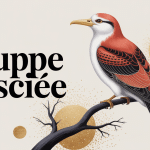 huppe fasciée présage, oiseau mystérieux sur branche