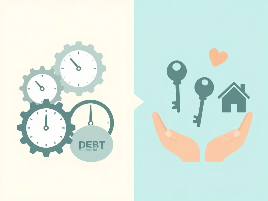 Comparaison visuelle des crédit en islam et finance islamique