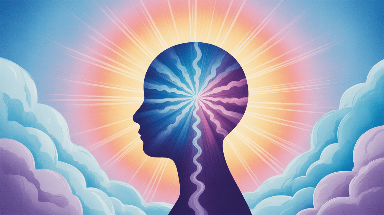 mal de tête côté gauche signification spirituelle lumière énergie douce