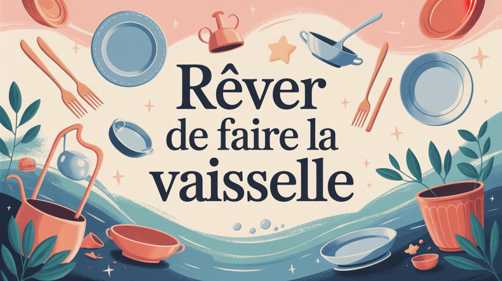 Reve de faire la vaisselle image artistique ambiance rêve