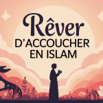 Illustration rever d'accoucher islam, style spirituel et apaisant
