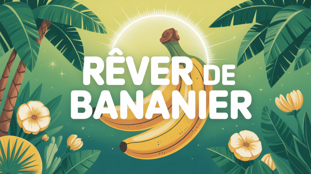 rêver de bananier illustration onirique centrale