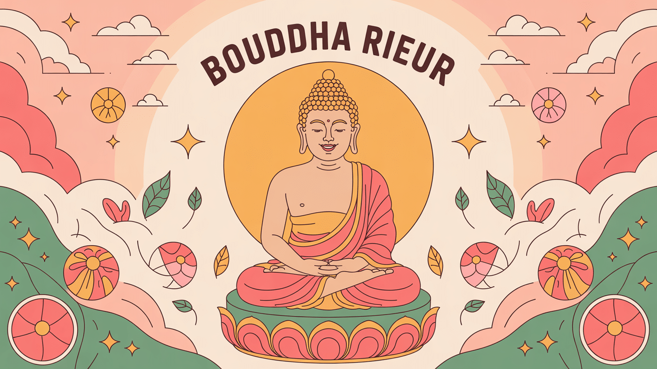 signification du bouddha rieur illustration bonheur prospérité