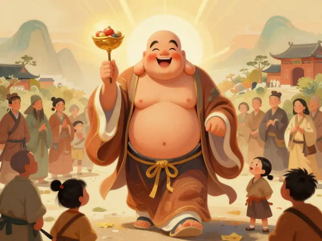 signification du bouddha rieur moine budai histoire