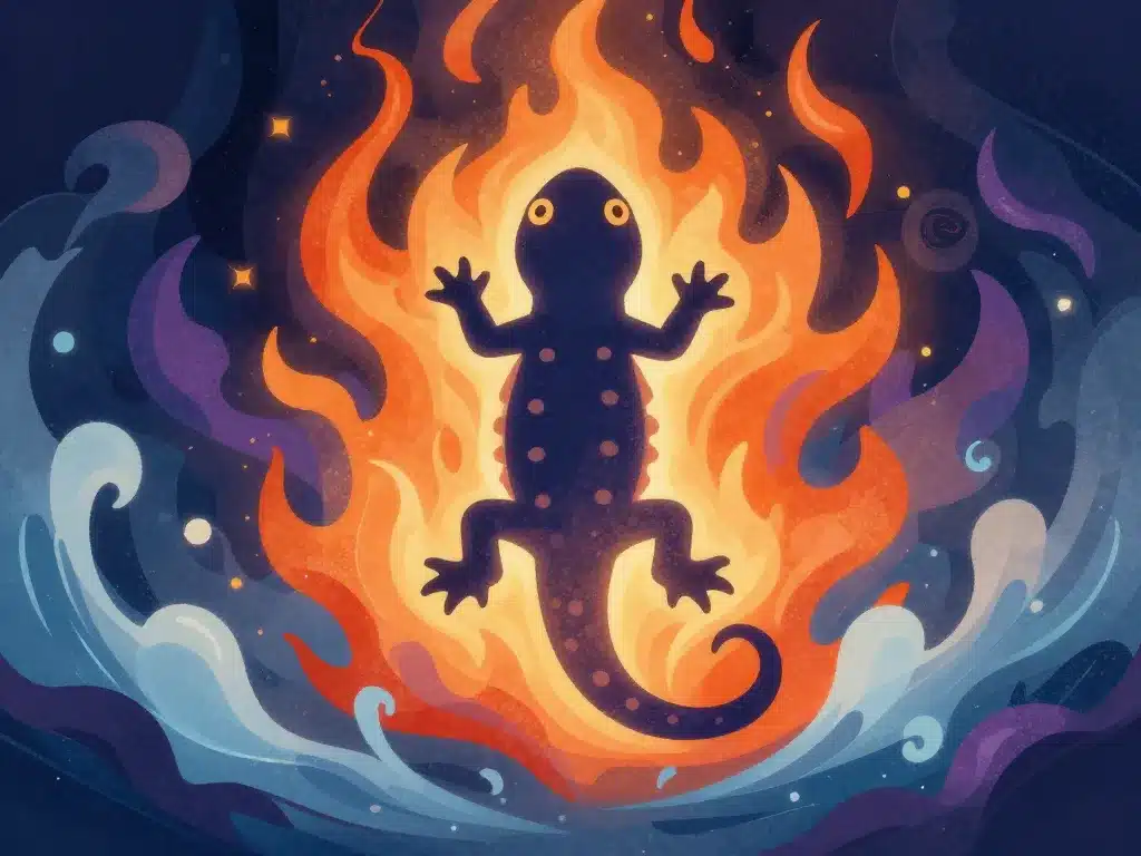 salamandre signification tatouage symbole résilience