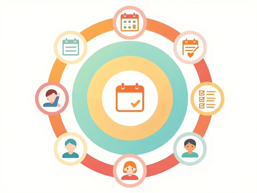 ajustements organisation zen et organisée soutenue