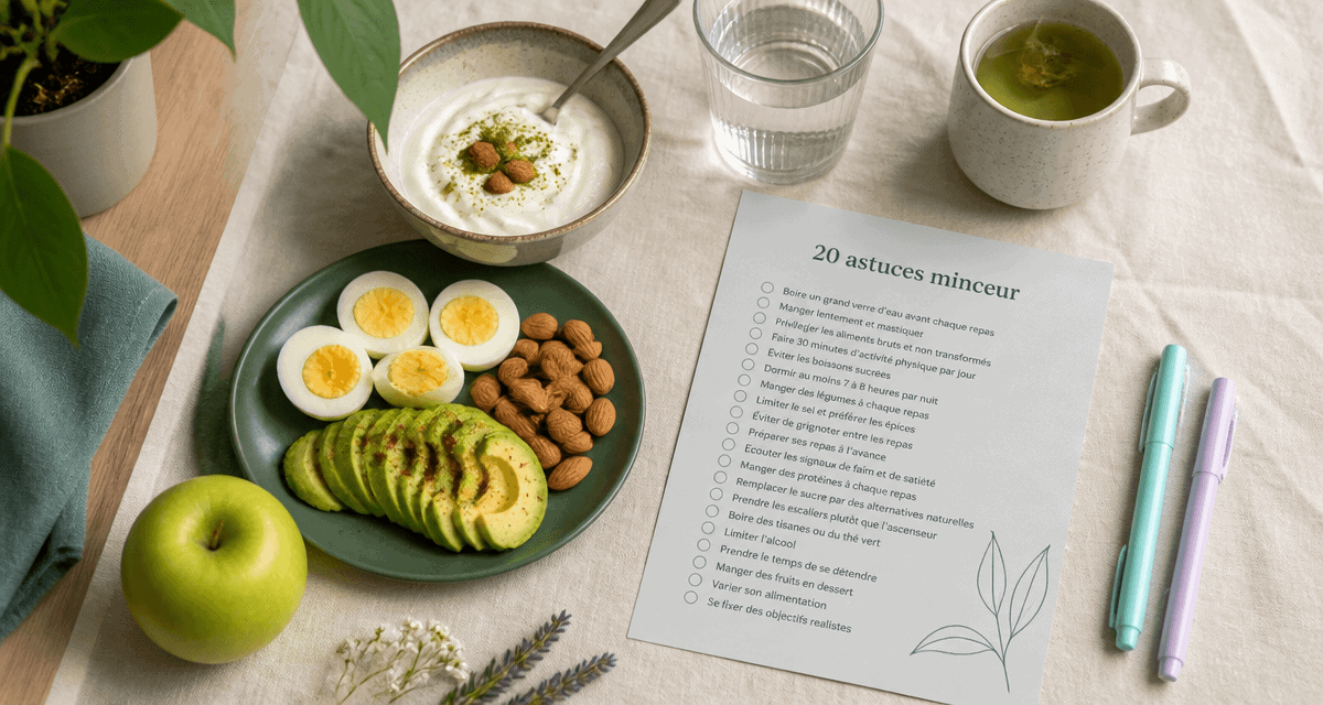 20 astuces pour maigrir sans regime aliments sains