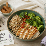 bowl aliments qui boostent le métabolisme sur table