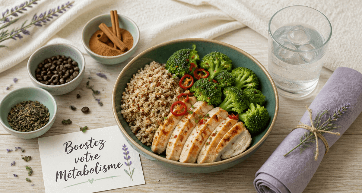 bowl aliments qui boostent le métabolisme sur table