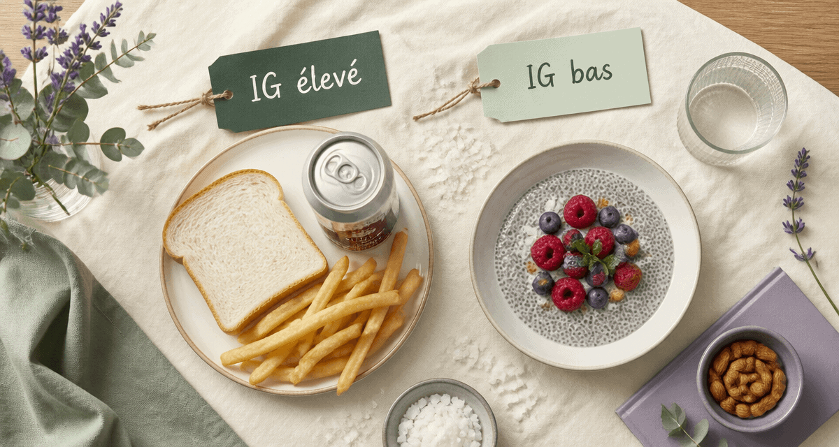 aliments riches en glucides a eviter sur une table