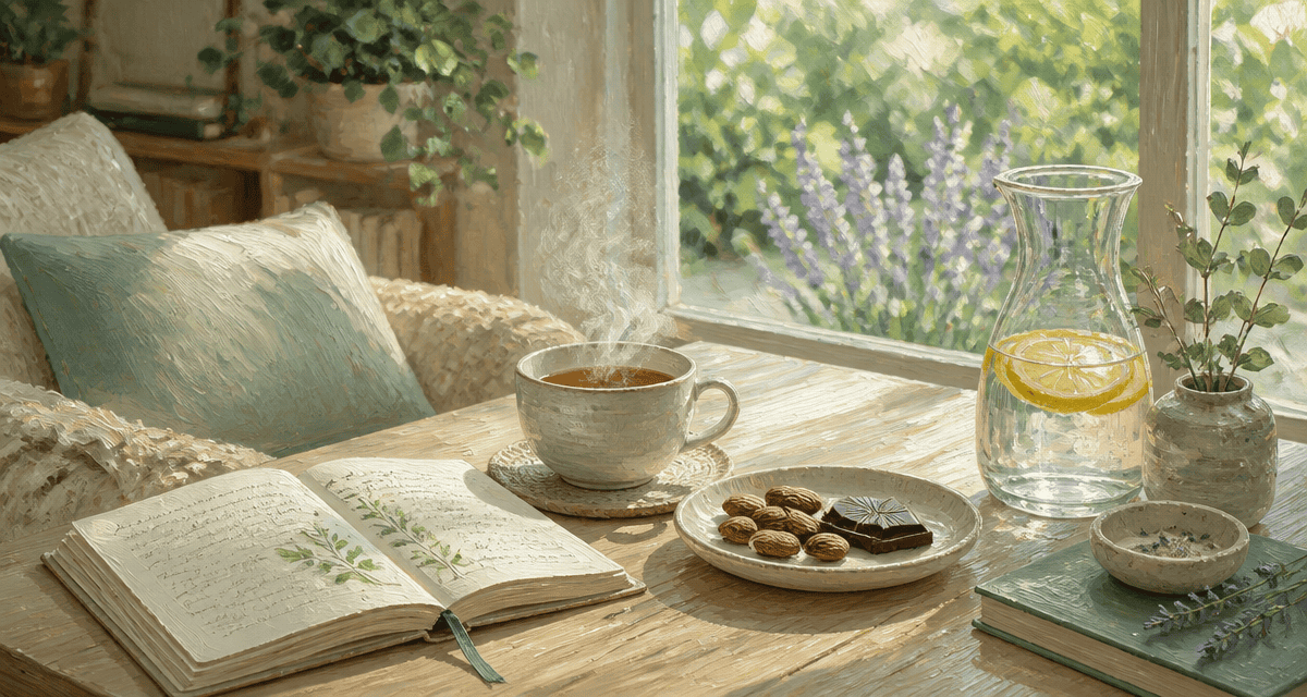 comment avoir de l energie rapidement tasse the amandes chocolat