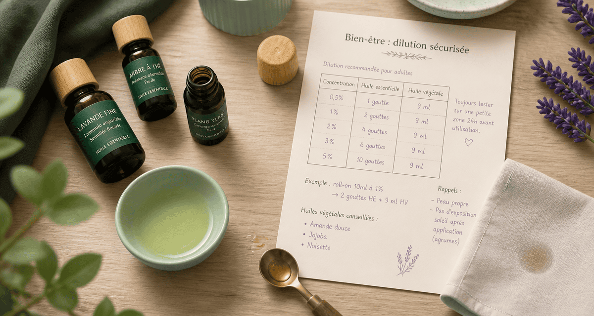 comment utiliser une huile essentielle flacons test cutané