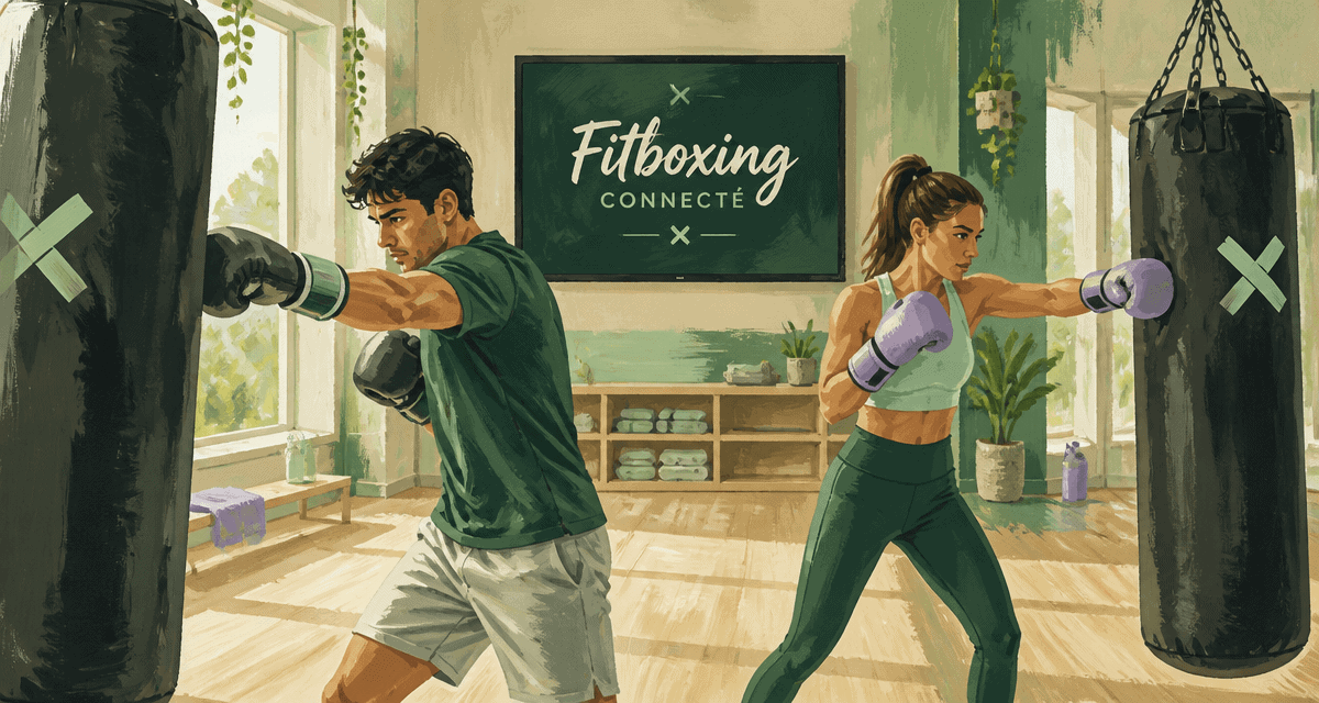 fitboxing séance en salle connectée