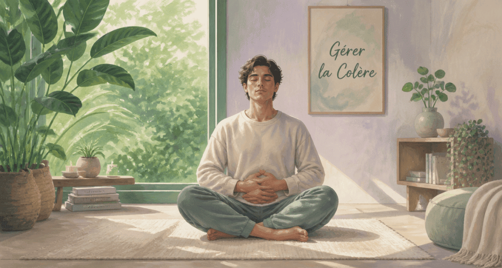 Gérer sa colère avec respiration profonde