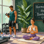 groupe salle de sport hormone du bonheur sport