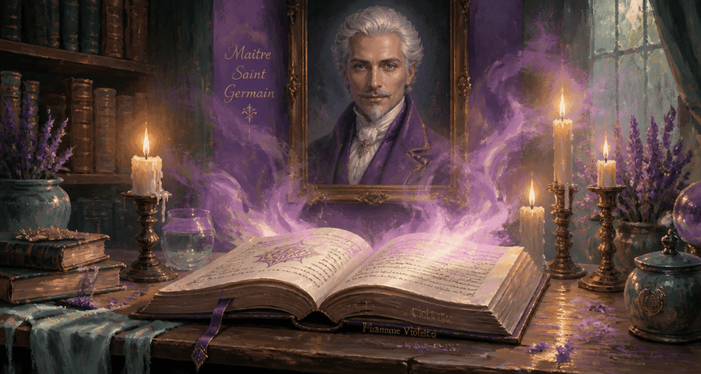 maître saint germain flamme violette livre