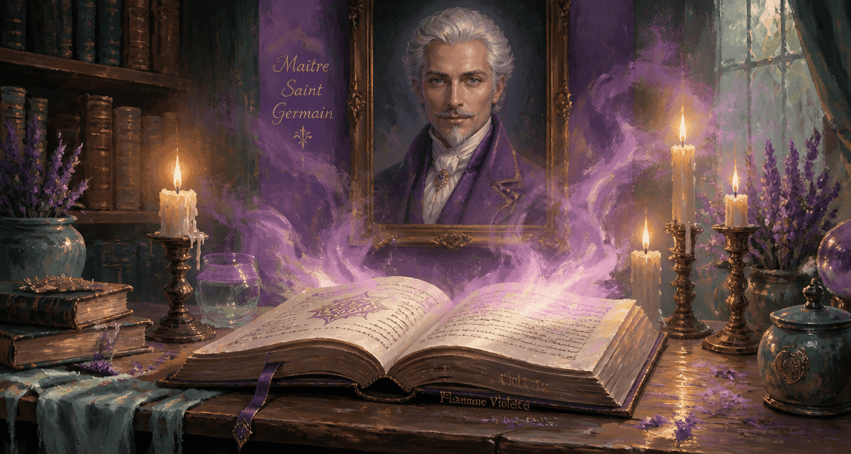 maître saint germain flamme violette livre