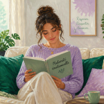 Femme carnet maturité émotionnelle salon