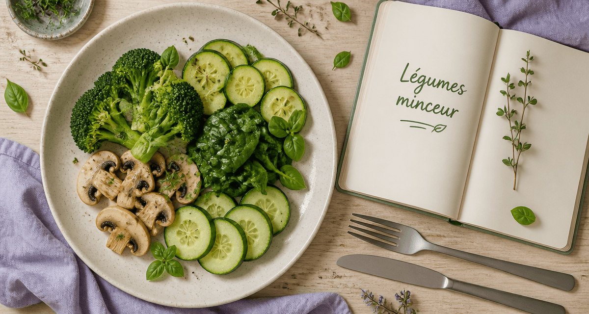 meilleur legume pour maigrir assiette de légumes