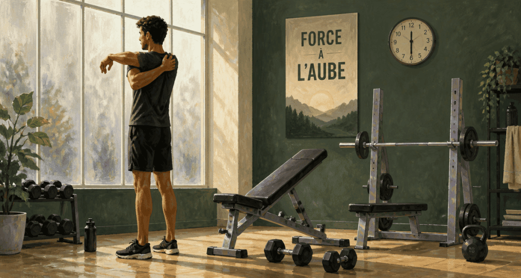 musculation le matin en salle de sport