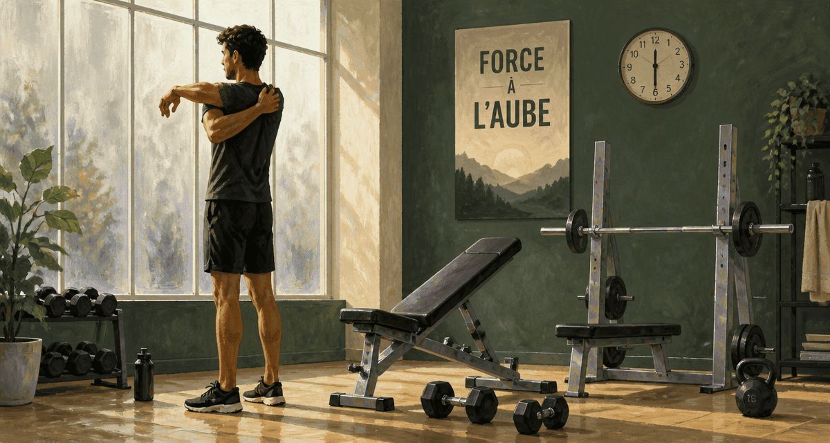 musculation le matin en salle de sport