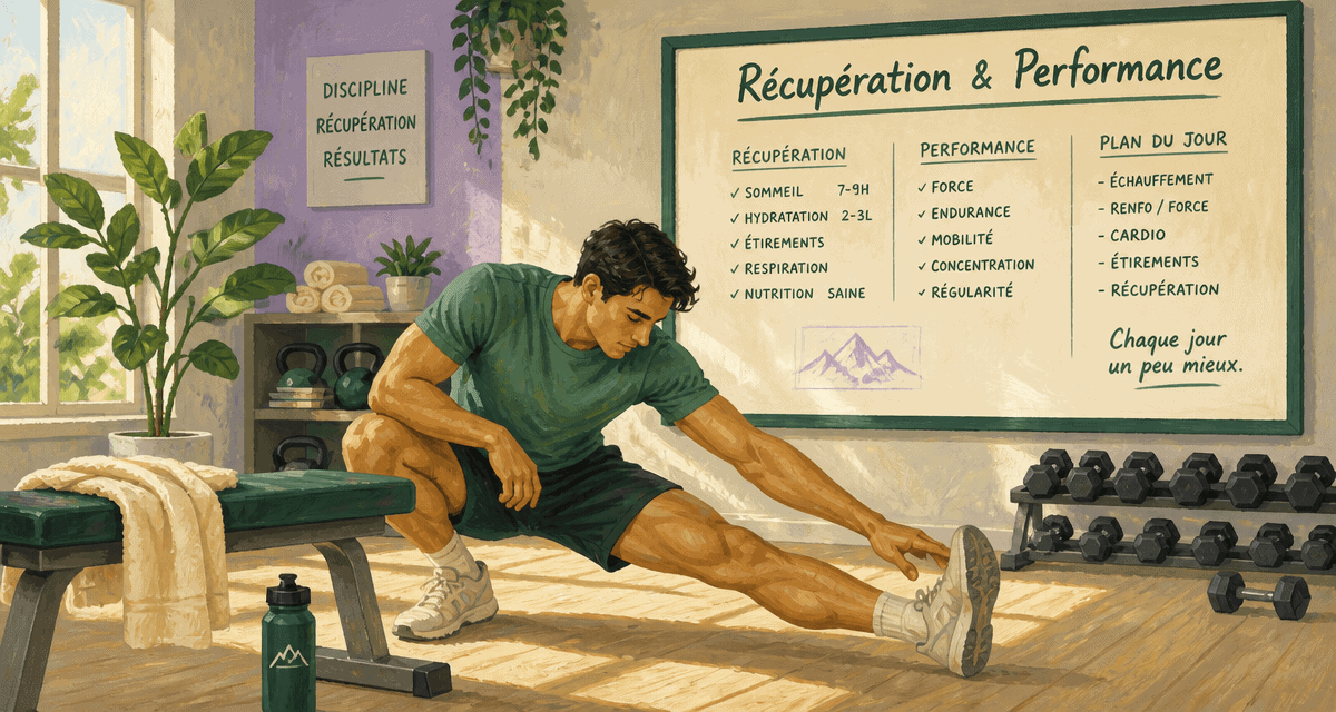 athlète musculation tous les jours récupération