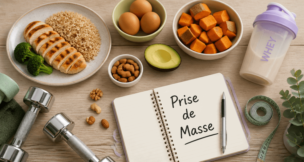 Prise de masse musculaire aliments table