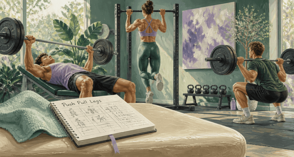 push pull legs exercices salle de sport