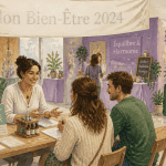 Salon du bien etre 2024 table exposants stands