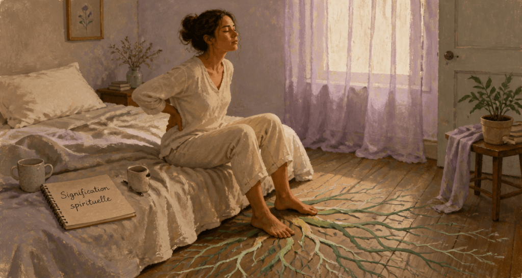 sciatique signification spirituelle douleur introspective racines
