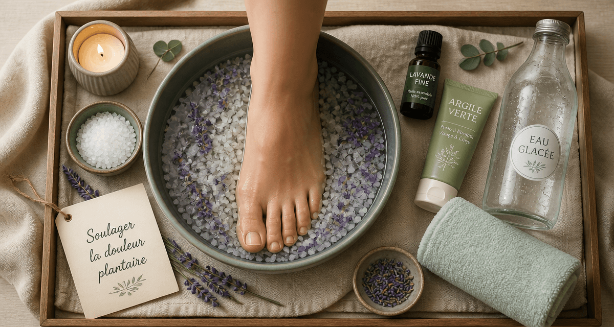 tendinite sous le pied remede de grand mere avec bain sel epsom