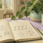 2222 signification carnet et croquis équilibre