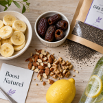 Aliment qui donne de l energie rapidement : banane, dattes et graines de chia