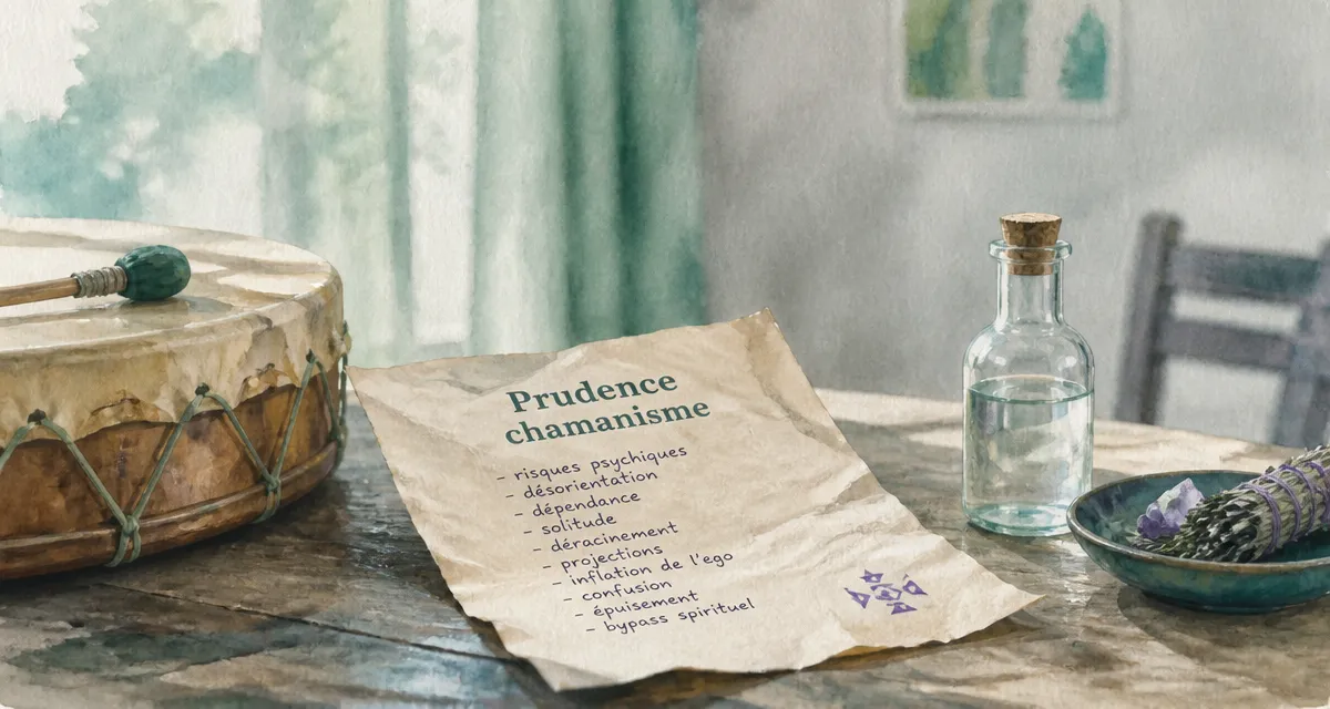 Chamanisme danger : signaux d’alerte pour risques psychiques