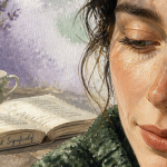 Oeil droit qui tremble signification spirituelle, visage apaisé gros plan