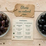 Olives noires danger : produits au gluconate ferreux E579, à éviter