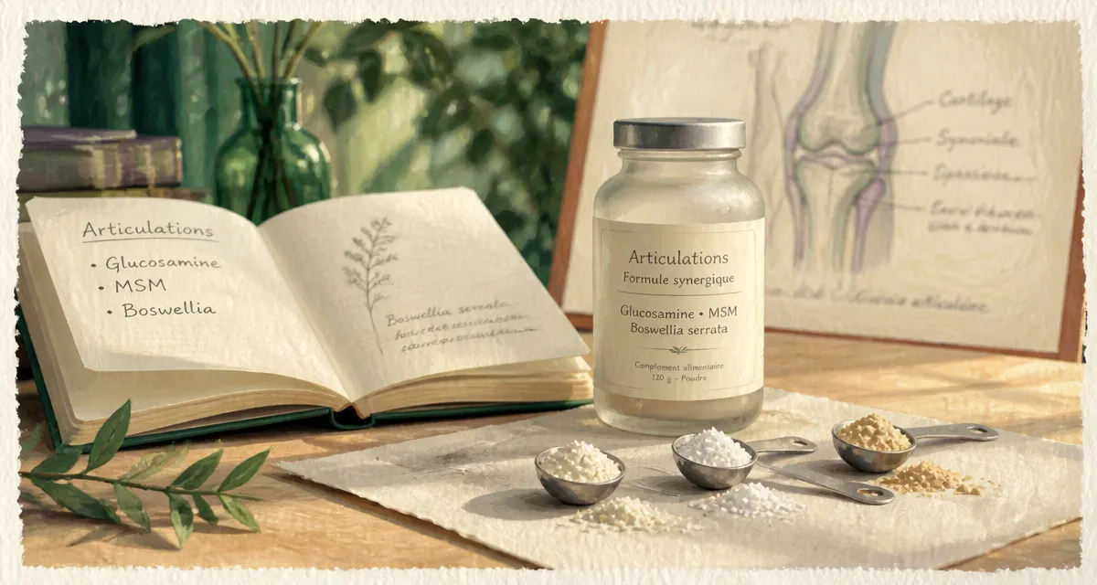 Meilleur complément alimentaire contre l’arthrose : glucosamine, MSM, boswellia