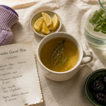 remede de grand mere pour nettoyer l estomac avec infusion citron gingembre