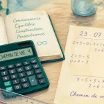 Signification numérologie : chemin de vie 4 sur carnet et calcul