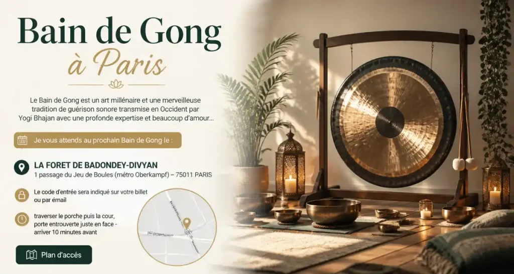 Bain de Gong à Paris
