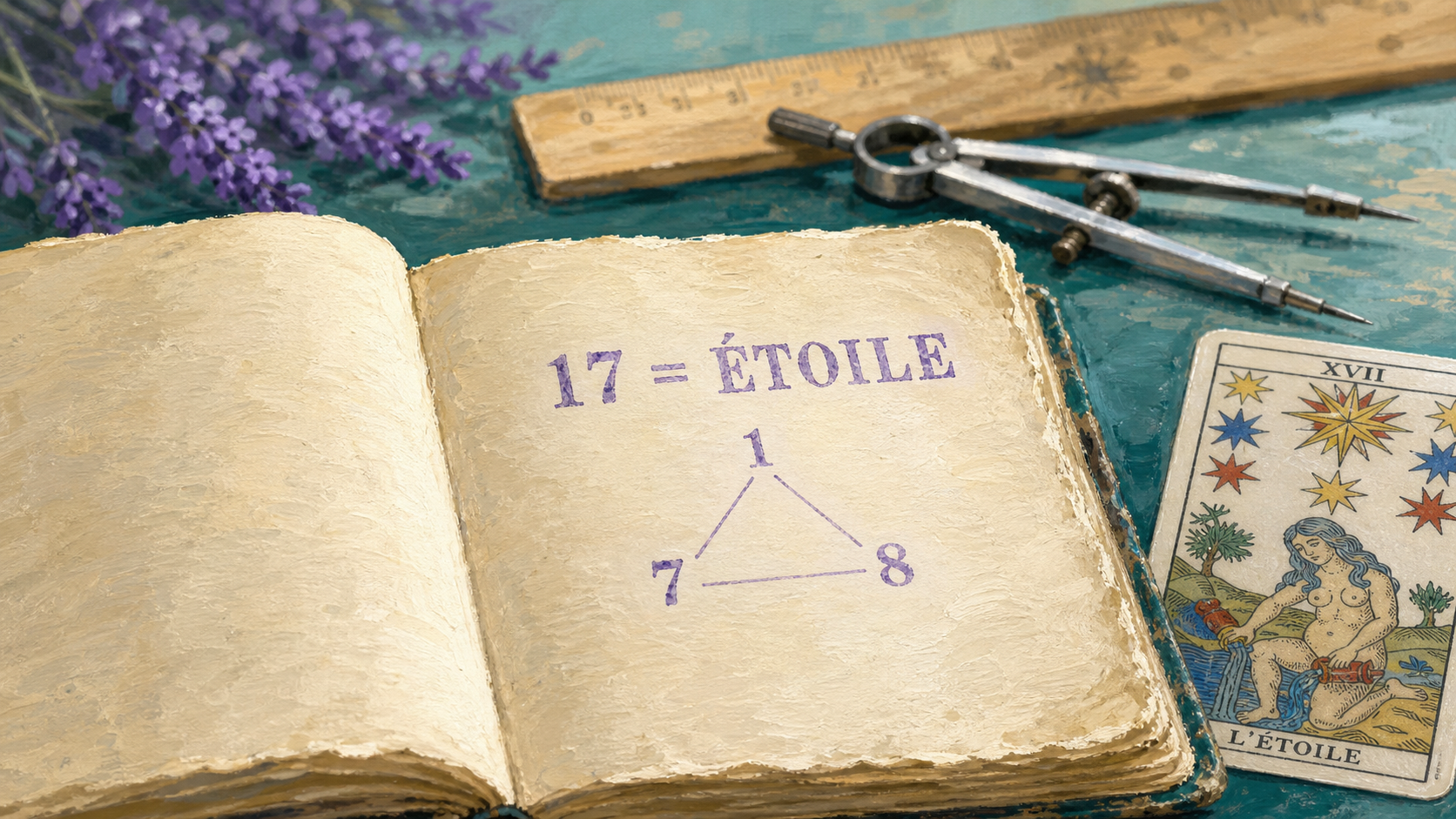 Chiffre 17 : tarot et transformation numérologie vers 8