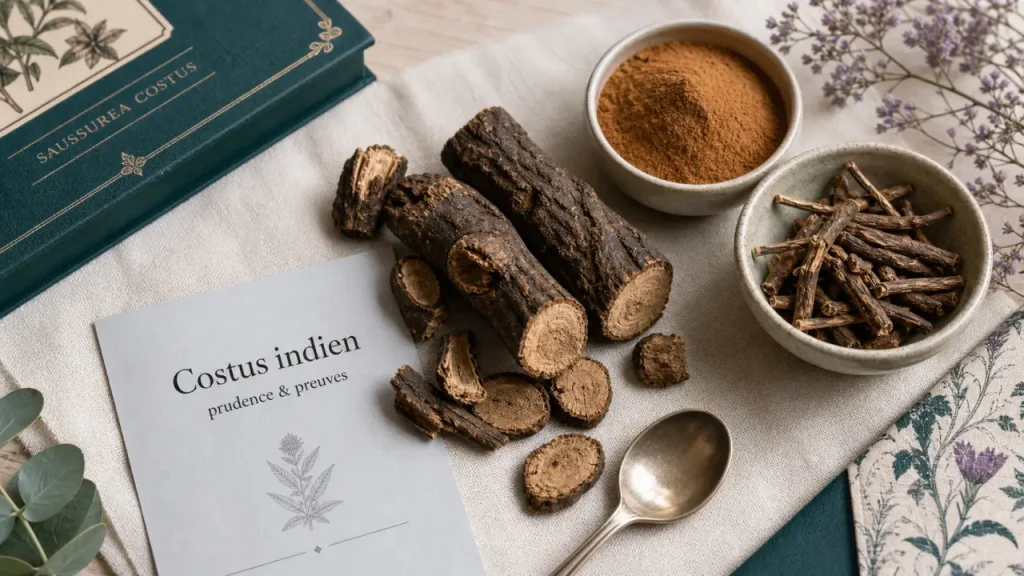 Costus indien bienfaits : racine et poudre pour digestion et immunité